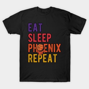 Phoenix Basketball Valley of the Sun PHX Sports Arizona Team Rally At The Valley Oop T-Shirt